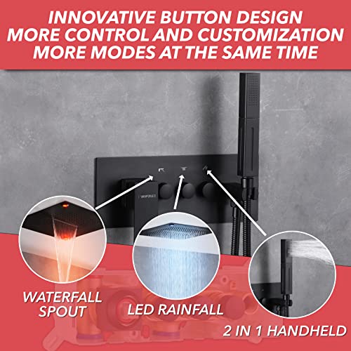 Push Button Shower System for Model 3212AP3+1913A3C-0202X6